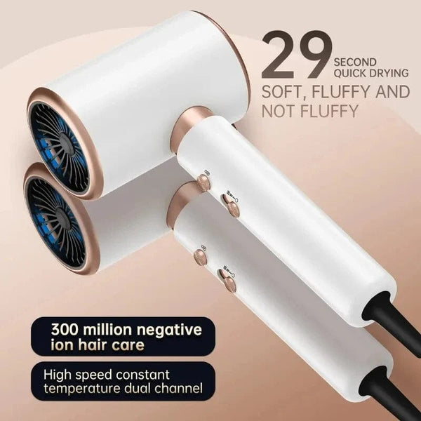 Planet Gates Hair Dryer High-Speed Electric Turbine Airflow Low Noise Constant Temperature And Quick Drying Suitable For Home Salons