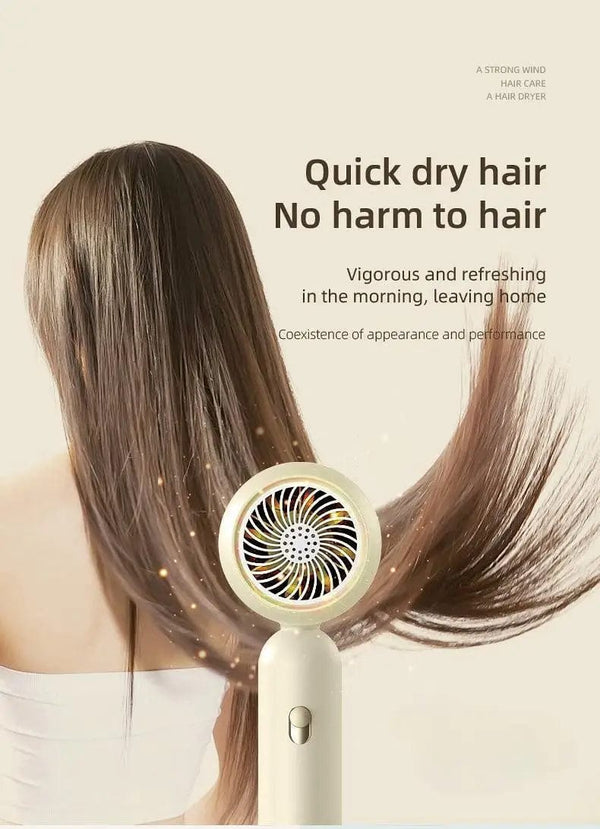 Planet Gates Hair Dryer High-Speed Electric Turbine Airflow Low Noise Constant Temperature And Quick Drying Suitable For Home Salons