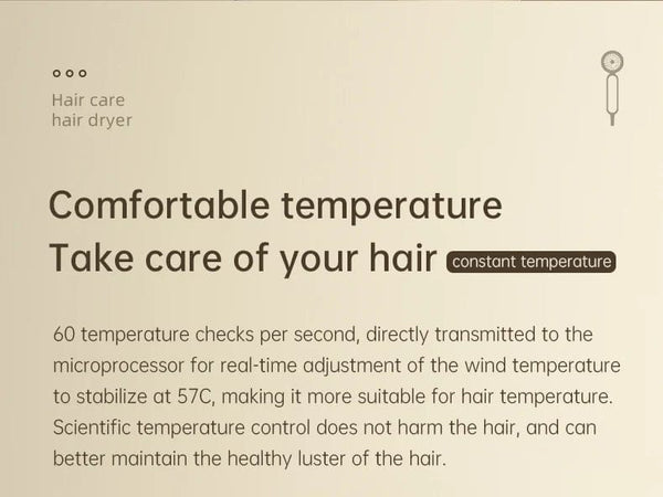 Planet Gates Hair Dryer High-Speed Electric Turbine Airflow Low Noise Constant Temperature And Quick Drying Suitable For Home Salons