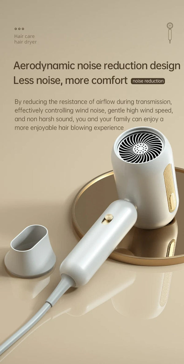 Planet Gates Hair Dryer High-Speed Electric Turbine Airflow Low Noise Constant Temperature And Quick Drying Suitable For Home Salons