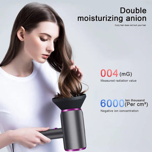 Planet Gates Hair Dryer with Diffuser Blow Dryer Comb Brush 1800W Ionic Hair Dryers with DiffuserConstant Temperature Hair Care Without Dama