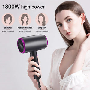 Planet Gates Hair Dryer with Diffuser Blow Dryer Comb Brush 1800W Ionic Hair Dryers with DiffuserConstant Temperature Hair Care Without Dama