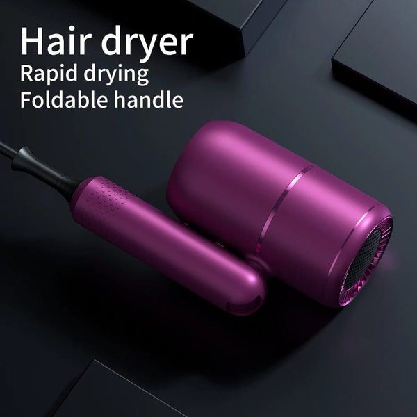 Planet Gates Hair Dryer with Diffuser Ionic Blow Dryer Professional Portable Hair Dryers Accessories for Women Curly Hair Purple Home Applian