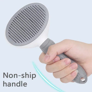 Planet Gates Hair Remover Brush Dog and Cat Non-slip Beauty Brush Dog Grooming Equipment Pets Stainless Steel For Dogs Pet Hair Removal Comb