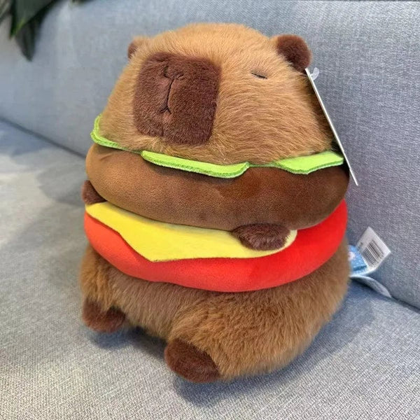 Planet Gates Hamburg Capybara Plush Toy Fluffty Kawaii Plushie Doll Simulation Capibara Anime Cute Stuffed Animals Soft Plush Gift Kid Toys