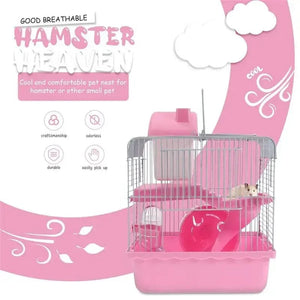 Planet Gates Hamster Cage Glamping Accessories Mouse Toy Villa Small House Hideout Hut Plastic Pet Travel Rat