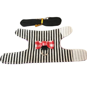 Planet Gates Hamster Rabbit Harness Leash Set for Ferret Guinea Pig Bunny Hamster Puppy Bowknot Chest Strap Harness Vest Small Pet Supplies