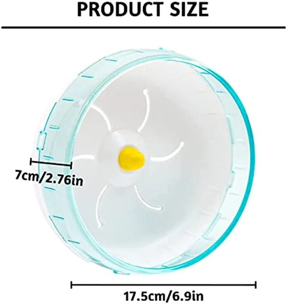 Planet Gates Hamster Running Disc Toy 3 Size Silent Small Pet Rotatory Jogging Wheel Small Pets Sports Wheel Toys Hamster Cage Accessories