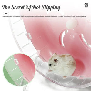 Planet Gates Hamster Sport Running Wheel Rat Small Rodent Mice Silent Jogging Hamster Gerbil Exercise Play Toys Hamster Accessories Rat Toys