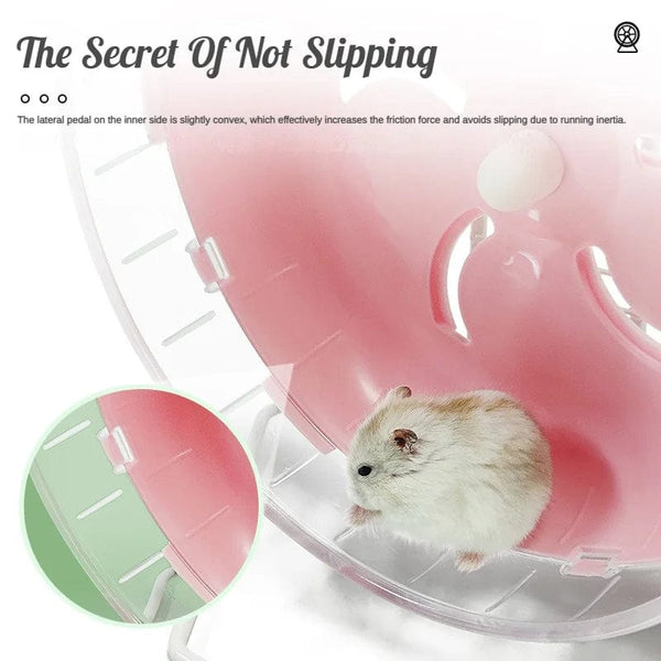 Planet Gates Hamster Sport Running Wheel Rat Small Rodent Mice Silent Jogging Hamster Gerbil Exercise Play Toys Hamster Accessories Rat Toys