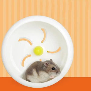 Planet Gates Hamster Wheel Silent Small Pet Exercise Wheel Plastic Running Disc Toy for Hamster Cage Small Pet Sports Wheel Pet Accessories