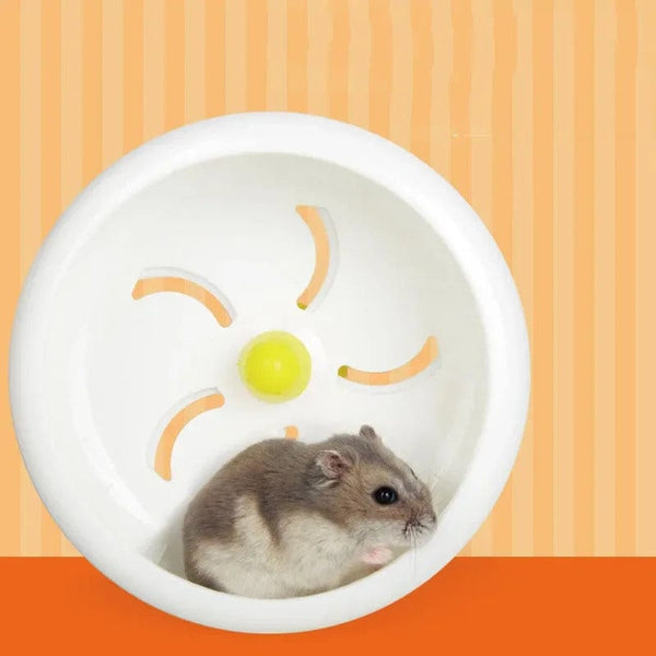 Planet Gates Hamster Wheel Silent Small Pet Exercise Wheel Plastic Running Disc Toy for Hamster Cage Small Pet Sports Wheel Pet Accessories