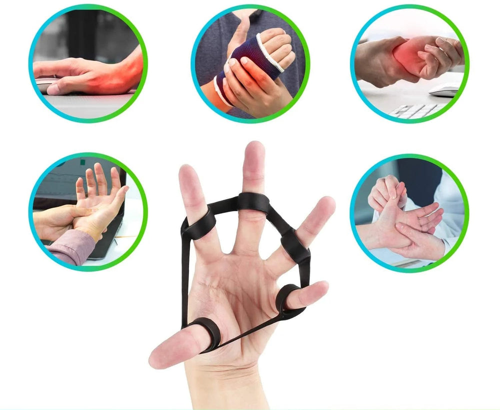 Planet Gates Hand Gripper Silicone Finger Expander Exercise Hand Grip Wrist Strength Trainer Finger Exerciser Resistance Bands Fitness