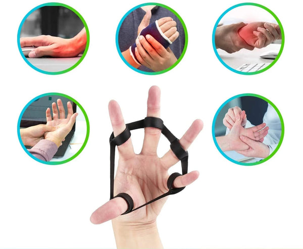 Planet Gates Hand Gripper Silicone Finger Expander Exercise Hand Grip Wrist Strength Trainer Finger Exerciser Resistance Bands Fitness
