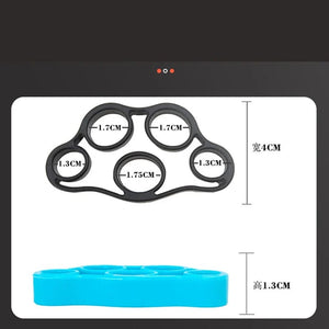 Planet Gates Hand Gripper Silicone Finger Expander Exercise Hand Grip Wrist Strength Trainer Finger Exerciser Resistance Bands Fitness