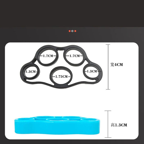 Planet Gates Hand Gripper Silicone Finger Expander Exercise Hand Grip Wrist Strength Trainer Finger Exerciser Resistance Bands Fitness