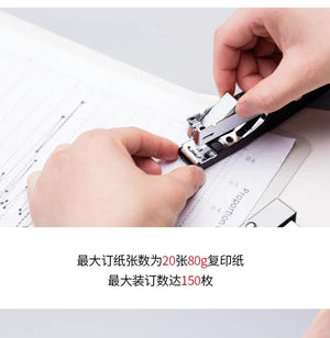 Planet Gates Hand held stapler student office binding machine multi function labor saving durable stapler thickened medium stapler