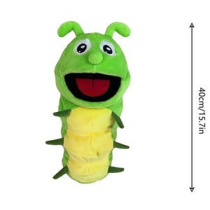 Planet Gates Hand Puppets Kids Toys Plush Insects Animal Caterpillar Ladybug Hand Puppets Doll Family Storytelling Role-playing Finger Toys