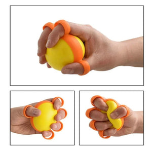 Planet Gates Hand Therapy Grip Strengthener Ball Stretcher Finger Pow Fitness  Arm Exercise Muscle Relex Recovery Rehabilitation Equipment