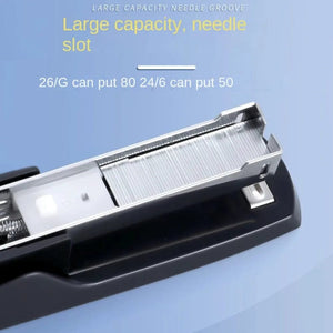 Planet Gates Hand Tools Labor-Saving Stapler Portable Stapling Tools Staplers for Desk Metal Grey/Black Paper Stapling Machine