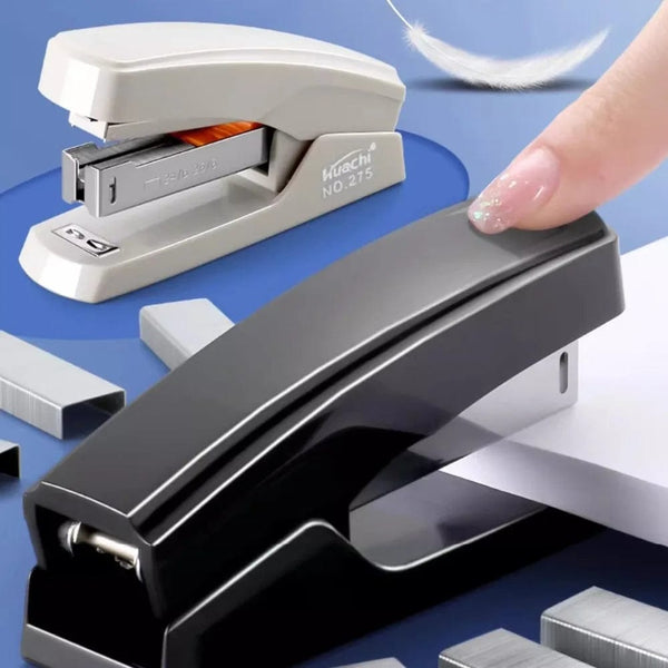 Planet Gates Hand Tools Labor-Saving Stapler Portable Stapling Tools Staplers for Desk Metal Grey/Black Paper Stapling Machine