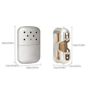 Planet Gates Hand Warmer Portable Fuel Heater Handy Hands Warmers Outdoors Equipment Double-sided Dot Mini Winter Hunting Catalytic