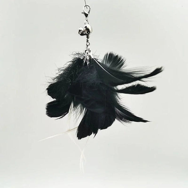 Planet Gates Handfree Bird/Feather Cat Wand with Bell Powerful Suction Cup Interactive Toys for Cats Kitten Hunting Exercise Pet Products