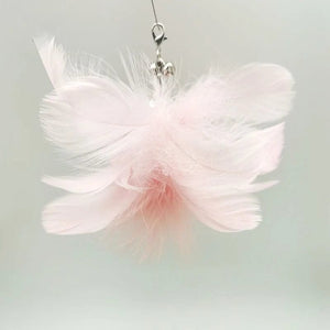 Planet Gates Handfree Bird/Feather Cat Wand with Bell Powerful Suction Cup Interactive Toys for Cats Kitten Hunting Exercise Pet Products