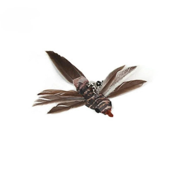 Planet Gates Handfree Bird/Feather Cat Wand with Bell Powerful Suction Cup Interactive Toys for Cats Kitten Hunting Exercise Pet Products