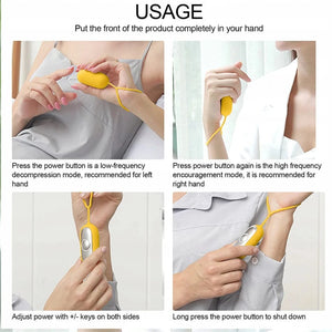 Planet Gates Handheld Micro-Current Instrument Focus Attention Lightweight Sleeping Device Anxiety Pressure Relief for Insomnia Brain Massage