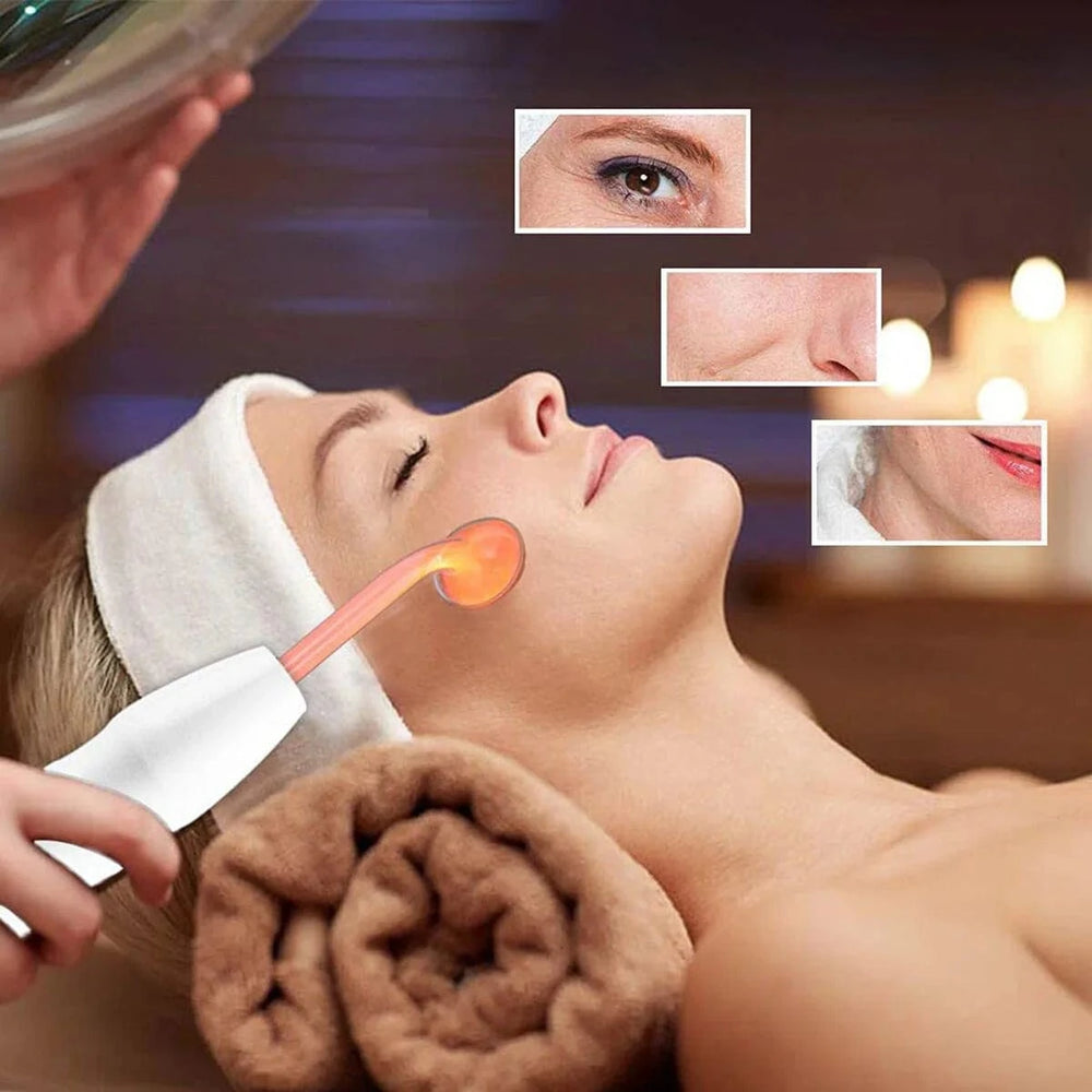 Planet Gates Handheld Portable 4 In1 Facial Wand Machine Skin Tightening Wand