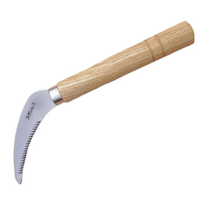 Planet Gates Handheld Sickle Tool Portable Heavy Duty Hand Hoe Japanese Gardening Weeding Sickle Sod Sickle for Flower Weeding Bonsai