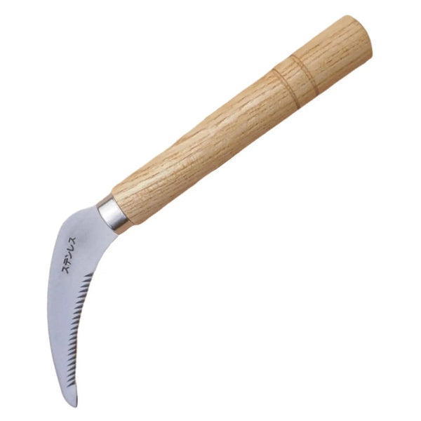 Planet Gates Handheld Sickle Tool Portable Heavy Duty Hand Hoe Japanese Gardening Weeding Sickle Sod Sickle for Flower Weeding Bonsai