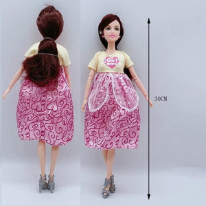 Planet Gates Handmade Doll Accessories Baby Dolls Pregnant Mom Lady Father Dad For Barbiess Game Christmas Birthday Gift, Assemble Required