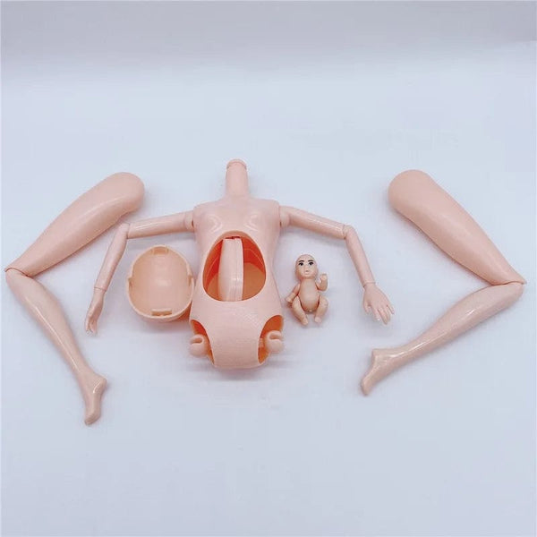 Planet Gates Handmade Doll Accessories Baby Dolls Pregnant Mom Lady Father Dad For Barbiess Game Christmas Birthday Gift, Assemble Required