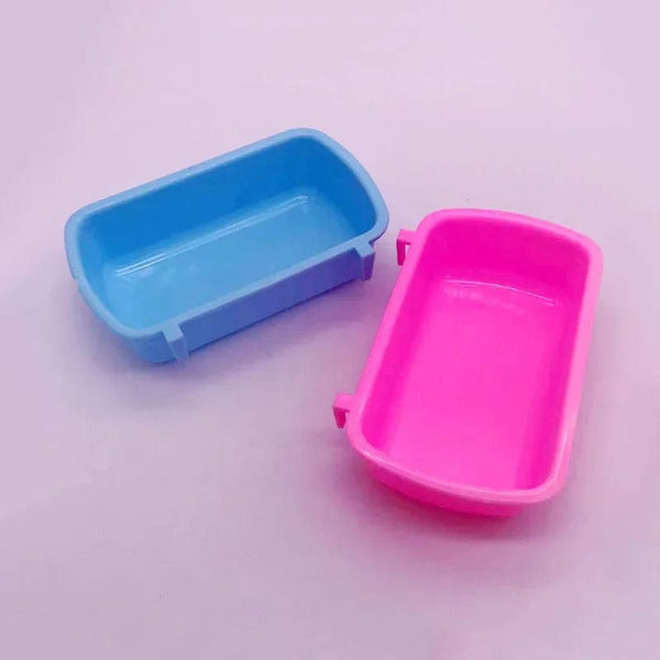Planet Gates Hangable Plastic Hamster Squirrel Food Feeder Small Pets Water Drinking Bowl Food Bowl Pets Hamster Cage Product Accessories