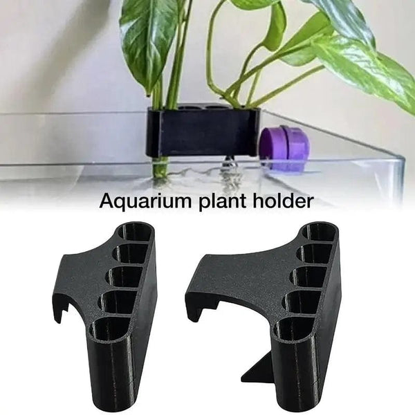 Planet Gates Hanging Aquarium Plant Holder Aquatic Plant Pot with Hole Aquarium Planter Cups for Emersed Plants Aquascape Decorations