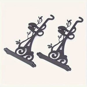 Planet Gates Hanging Basket 1pc Multi-Functional Hanging Basket Plant Bracket Outdoor And Indoor, Plant Hook, Wall Mounted Lantern Hook, Garden Plant Flower Light, Bird Feeder