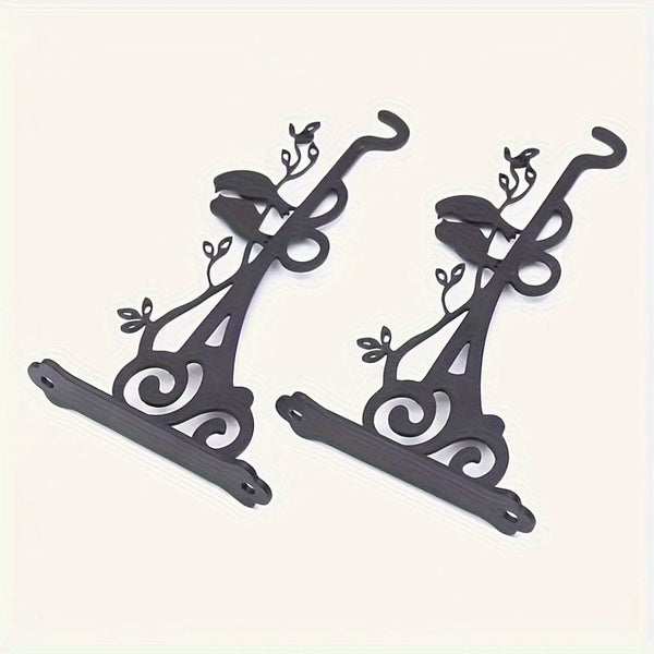 Planet Gates Hanging Basket 1pc Multi-Functional Hanging Basket Plant Bracket Outdoor And Indoor, Plant Hook, Wall Mounted Lantern Hook, Garden Plant Flower Light, Bird Feeder