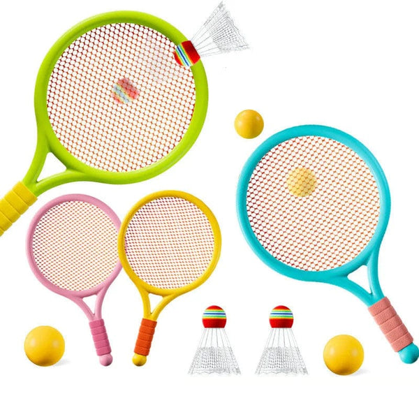 Planet Gates Hanging Table Tennis Trainer With Racket Mini Badminton Tennis Ball Parent-child Interactive Game Indoor Outdoor Kids Sports Toy