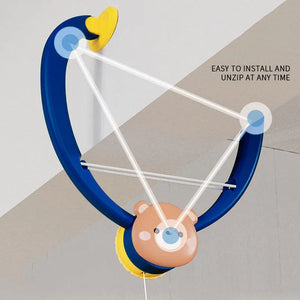 Planet Gates Hanging Table Tennis Trainer With Racket Mini Badminton Tennis Ball Parent-child Interactive Game Indoor Outdoor Kids Sports Toy