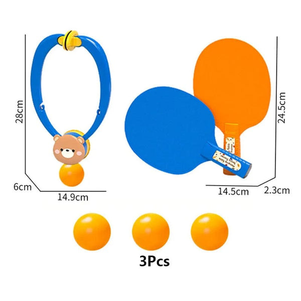 Planet Gates Hanging Table Tennis Trainer With Racket Mini Badminton Tennis Ball Parent-child Interactive Game Indoor Outdoor Kids Sports Toy