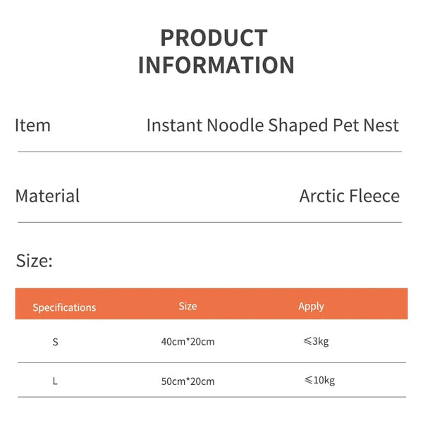 Planet Gates Hanpanda Four Season Home Instant Noodles Pet House For Cats Pet Bed Udon Noodles Cat Nest Bed Sofa Cushion Soft Basket For Cats