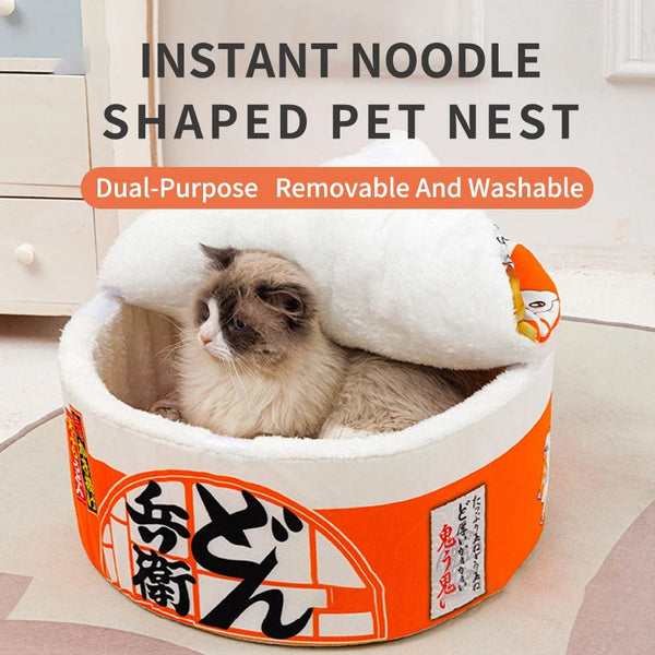 Planet Gates Hanpanda Four Season Home Instant Noodles Pet House For Cats Pet Bed Udon Noodles Cat Nest Bed Sofa Cushion Soft Basket For Cats