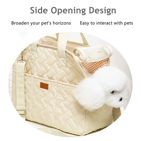 Planet Gates Hanpanda Four Season Large Space Breathable Side Opening Carrier For Dogs Portable Cat Canvas Shoulder Bag Pet Travel Supplies