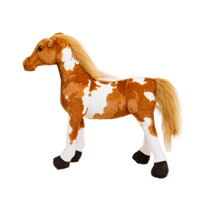 Planet Gates HANXUE / 35CM 28cm  Simulation Horse Stuffed Animal Plush Dolls High Quality Realistic Image Classic Personal Toy For Birthday Gift