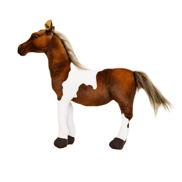 Planet Gates HANXUE / 35CM 28cm  Simulation Horse Stuffed Animal Plush Dolls High Quality Realistic Image Classic Personal Toy For Birthday Gift