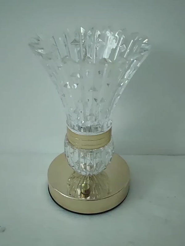 Planet Gates Hardware Vase 1pc Decorative Table Lamp, American Vase Ornament Bedroom Bedside Light, Home Warm New Room Gift Atmosphere Night Light