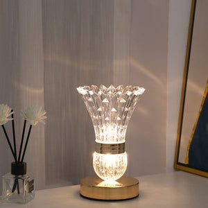 Planet Gates Hardware Vase 1pc Decorative Table Lamp, American Vase Ornament Bedroom Bedside Light, Home Warm New Room Gift Atmosphere Night Light