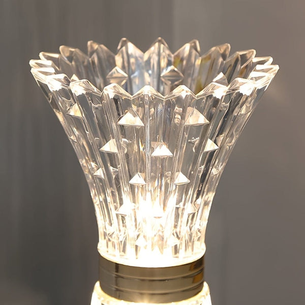 Planet Gates Hardware Vase 1pc Decorative Table Lamp, American Vase Ornament Bedroom Bedside Light, Home Warm New Room Gift Atmosphere Night Light